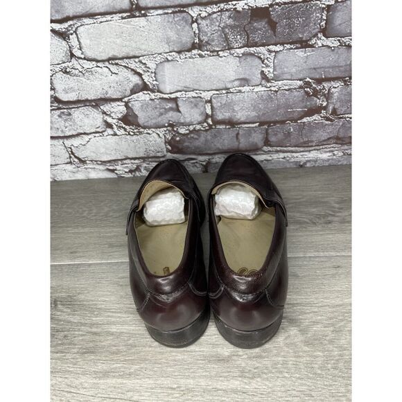 SAS Classics Burgundy Brown Handsewn Leather Penny Loafers Shoes Men 10N US/43EU - Picture 5 of 16